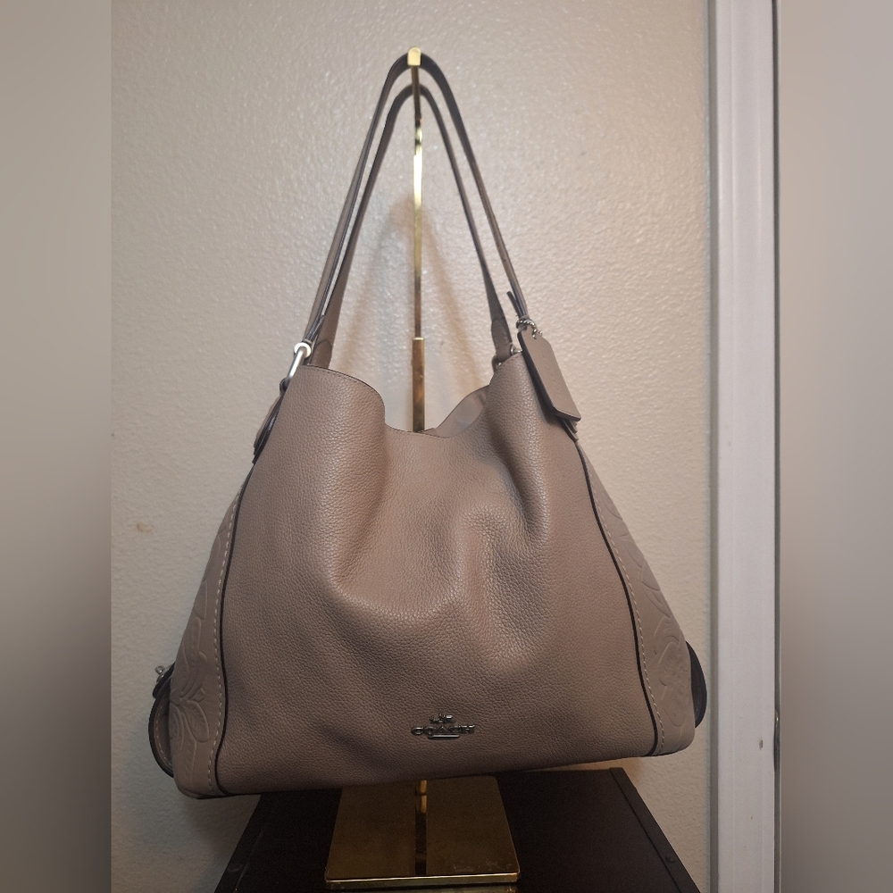 Coach Eddie 31 Shoulder Bag With Tea Rose Tooling